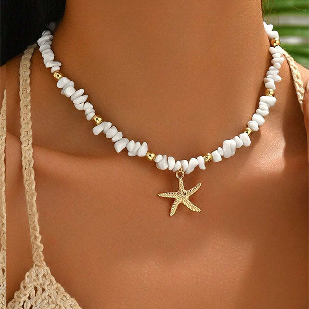 Starfish Shell Necklace