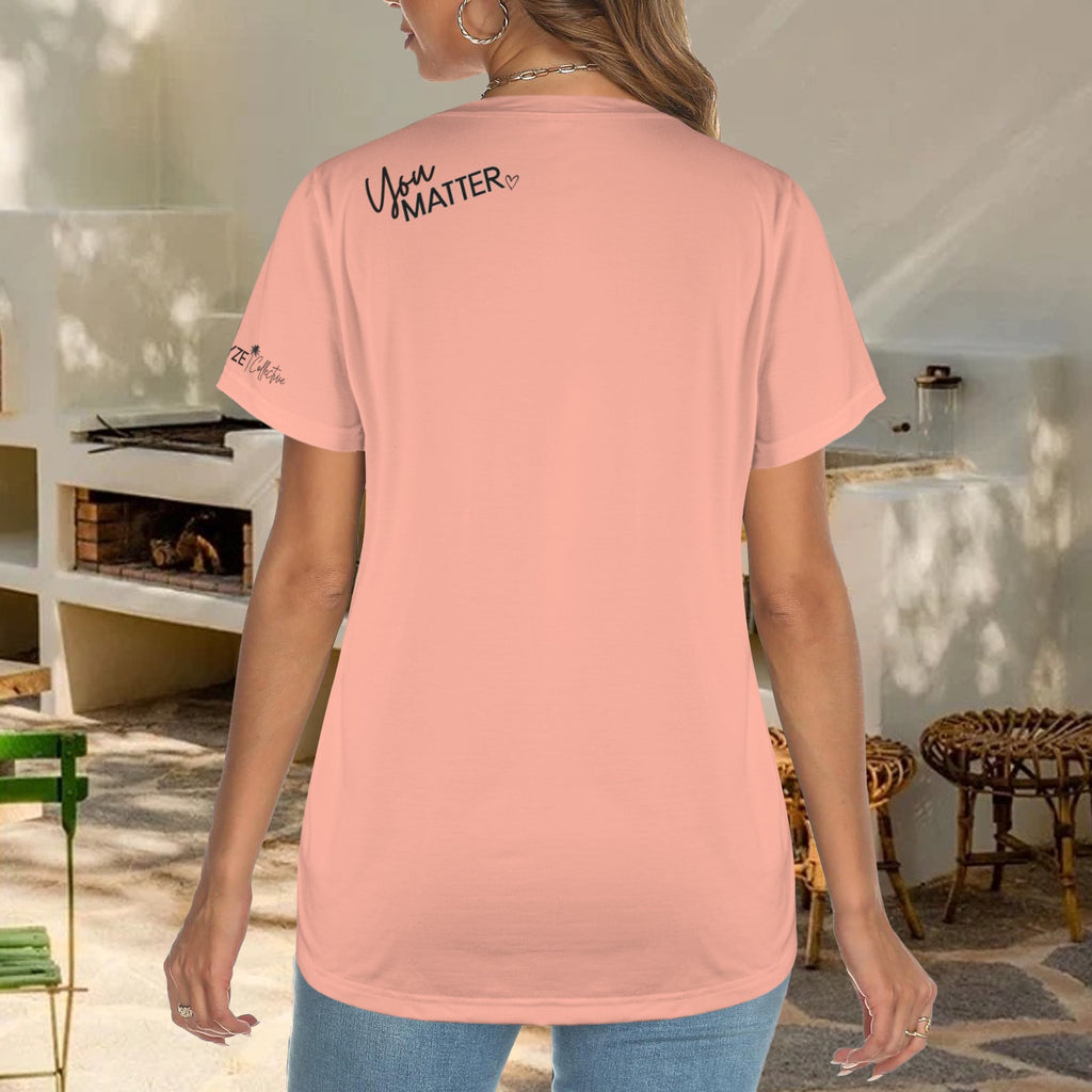 You Matter T-Shirt- Peachy