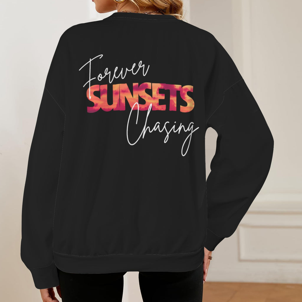 Forever Chasing Sunsets Sweatshirt- Midnight