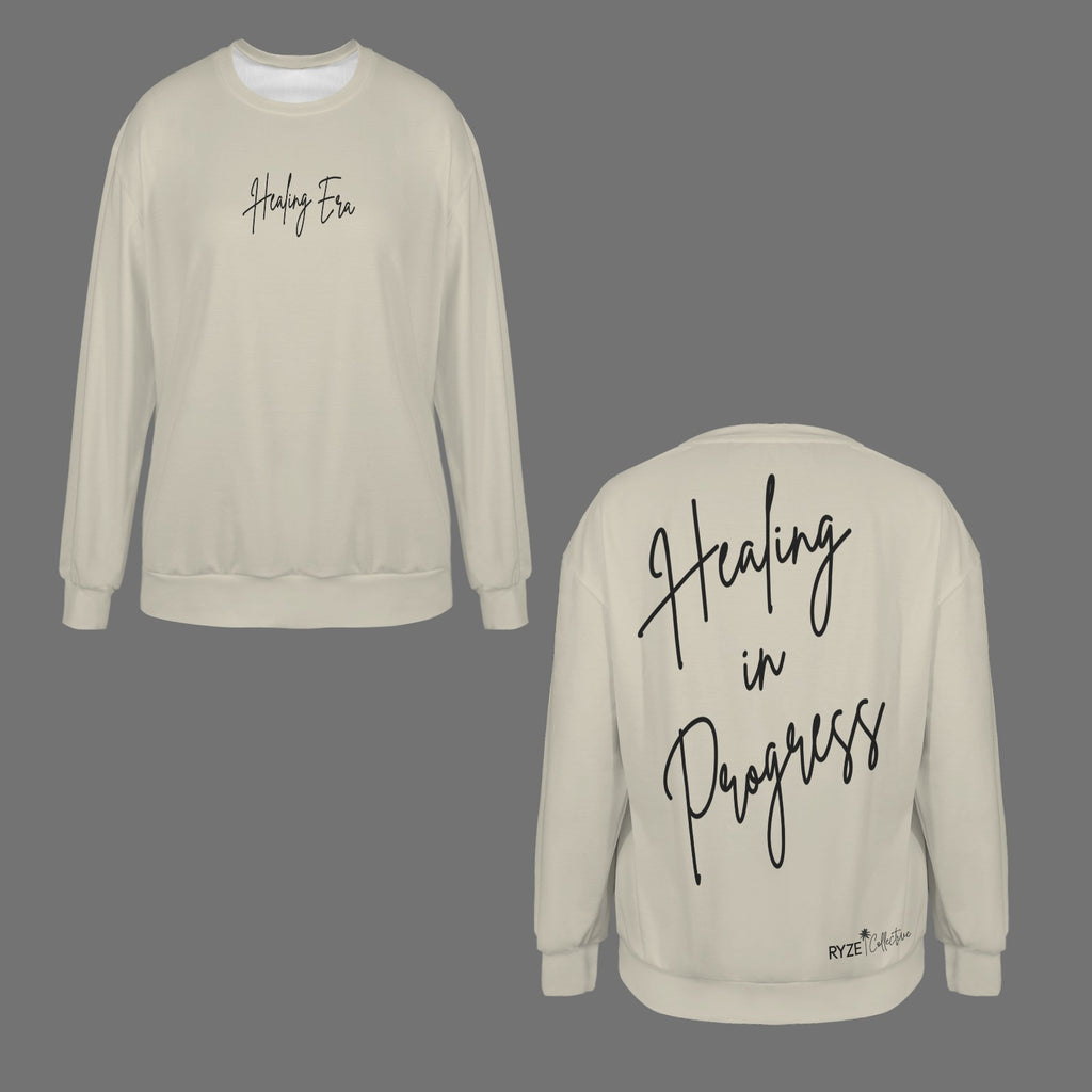 Healing in Progress Sweatshirt- White Sand