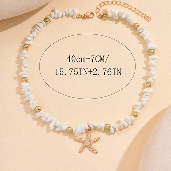 Starfish Shell Necklace