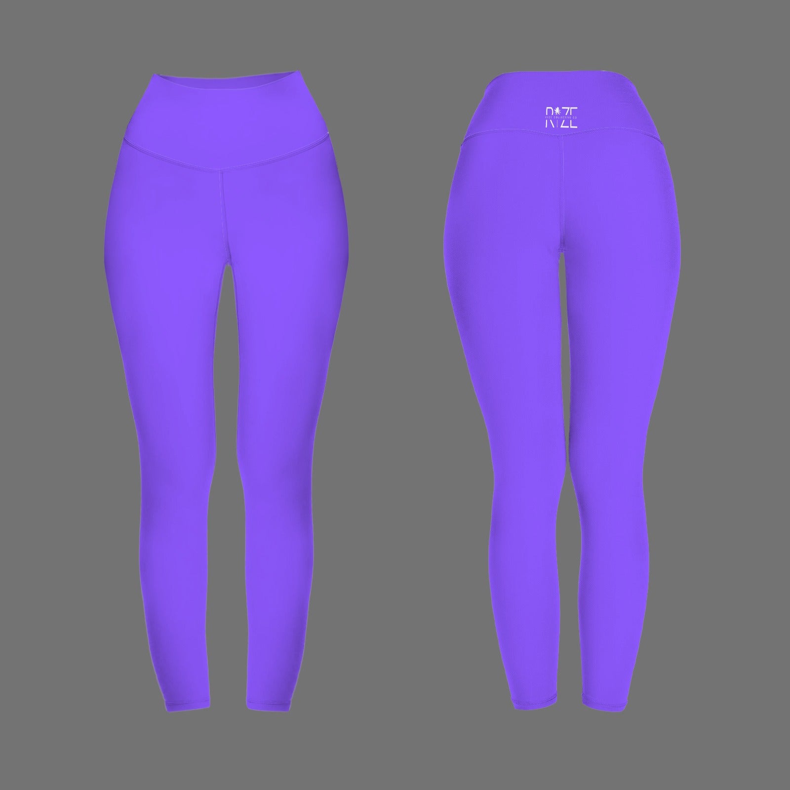 High Waist Yoga Leggings- Electric Purple