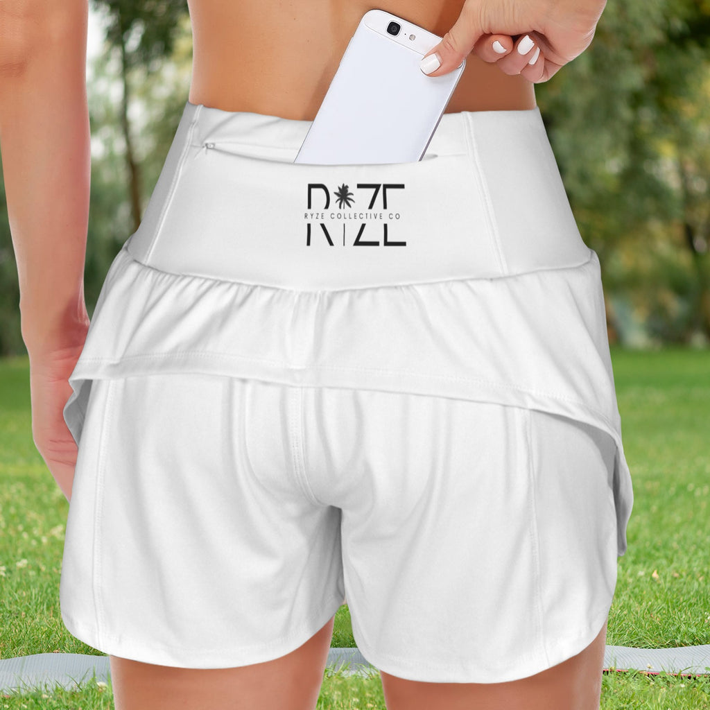 Women's Active Shorts- Arctic