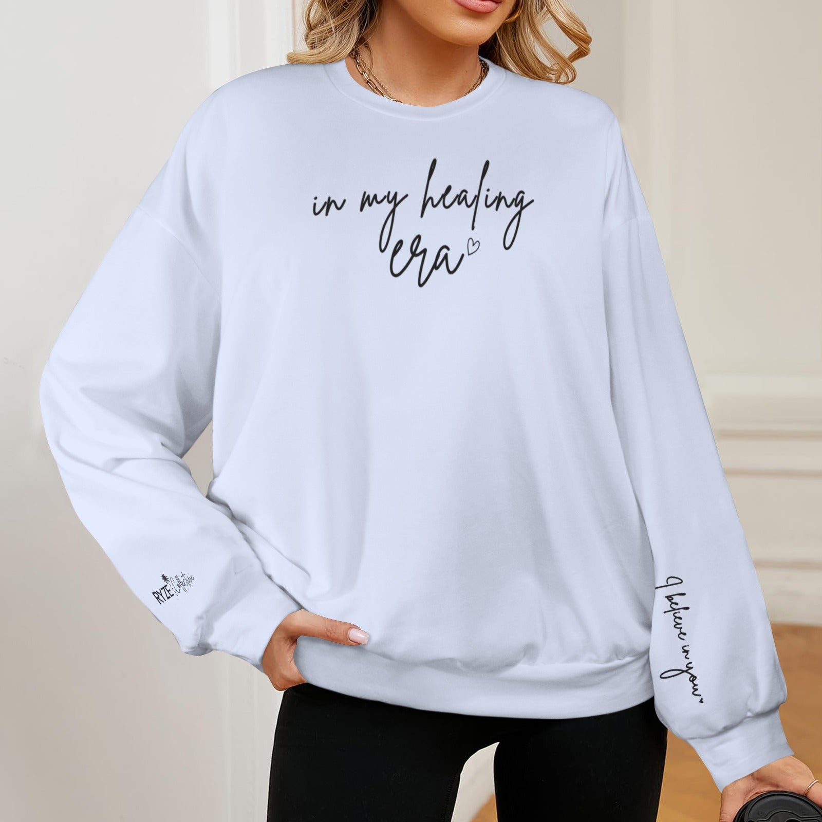 in my healing era Sweatshirt- Icy