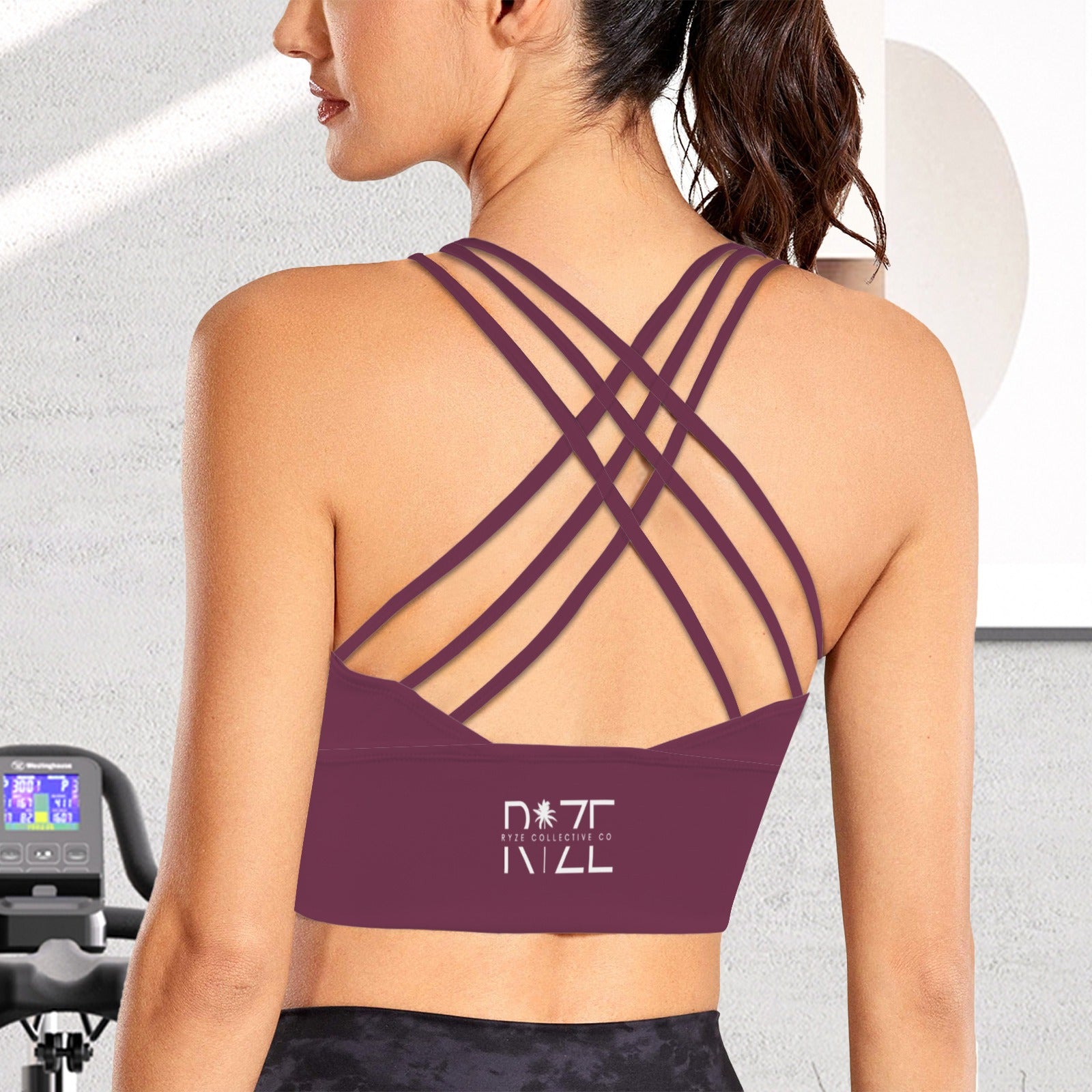 Crossback Yoga Tank- Wine