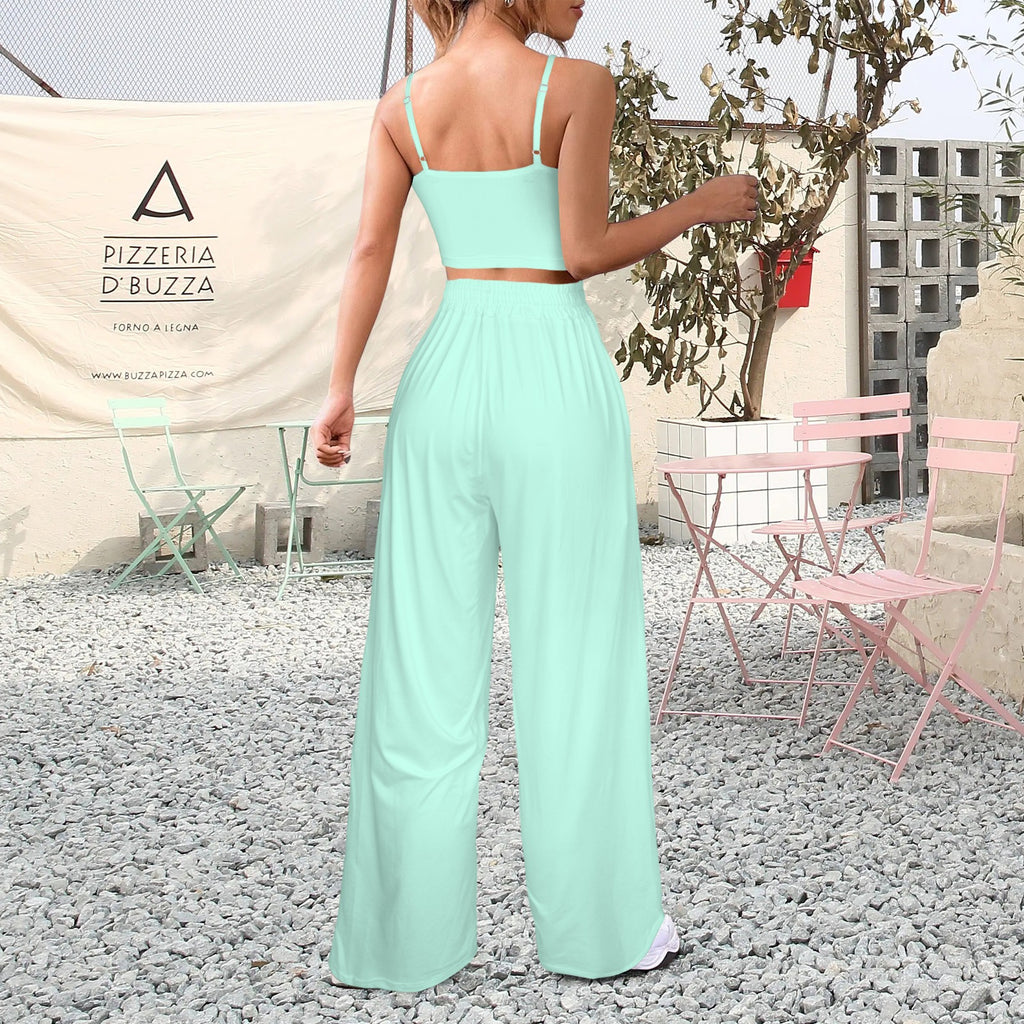 Bralette Pant Set- Minty