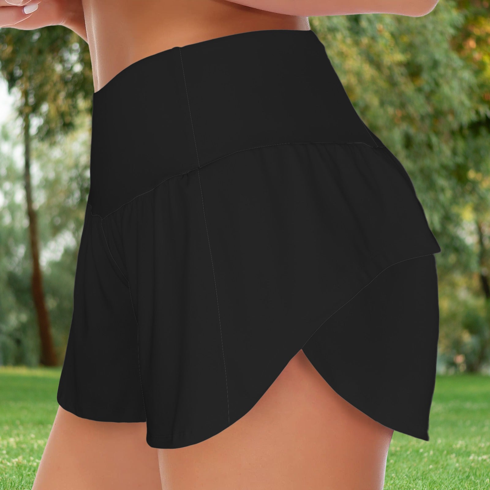 Women's Active Shorts- Midnight