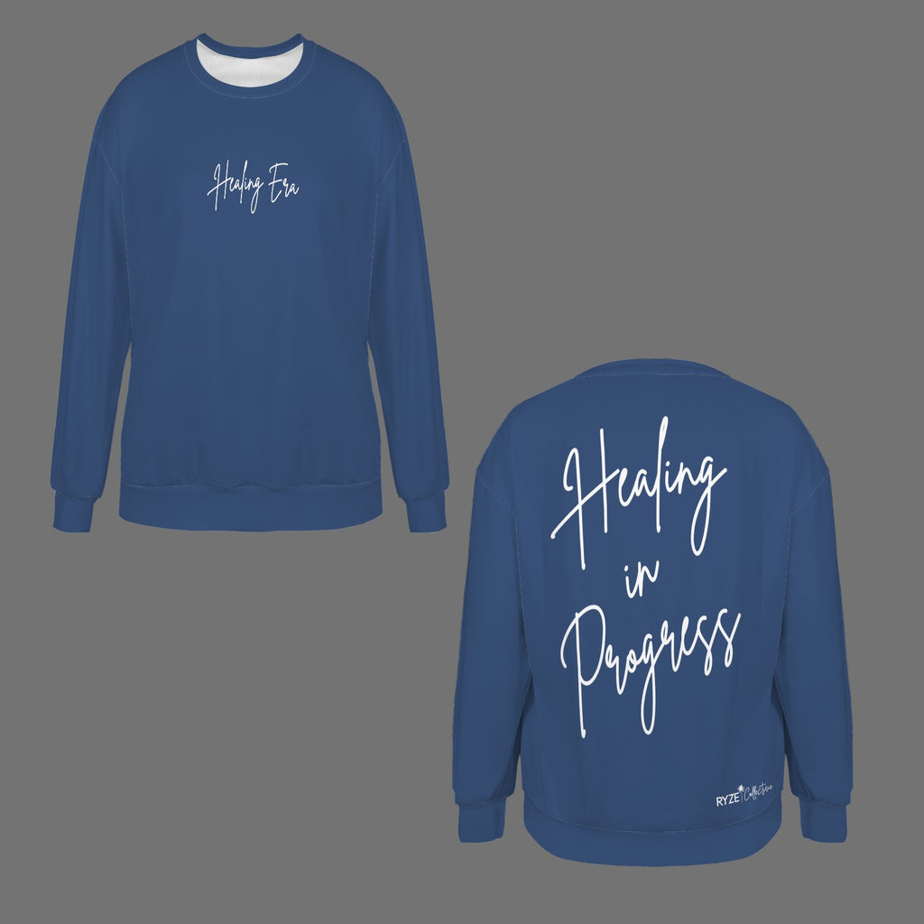 Healing in Progress Sweatshirt- Pacific Blu