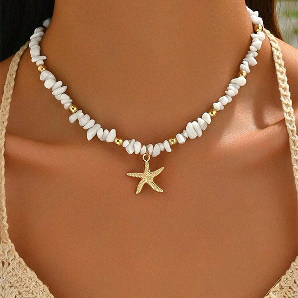 Starfish Shell Necklace