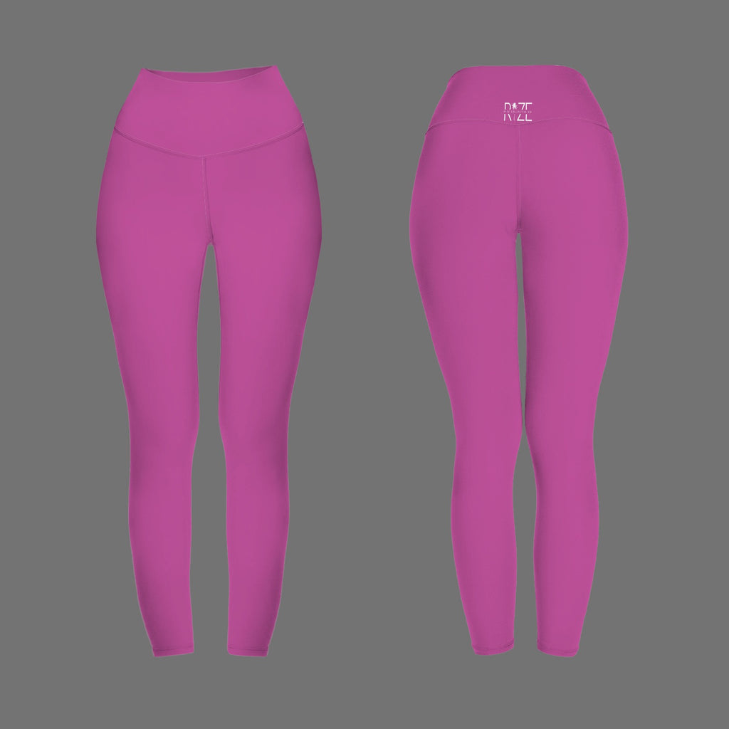 High Waist Yoga Leggings- Orchid Mauve