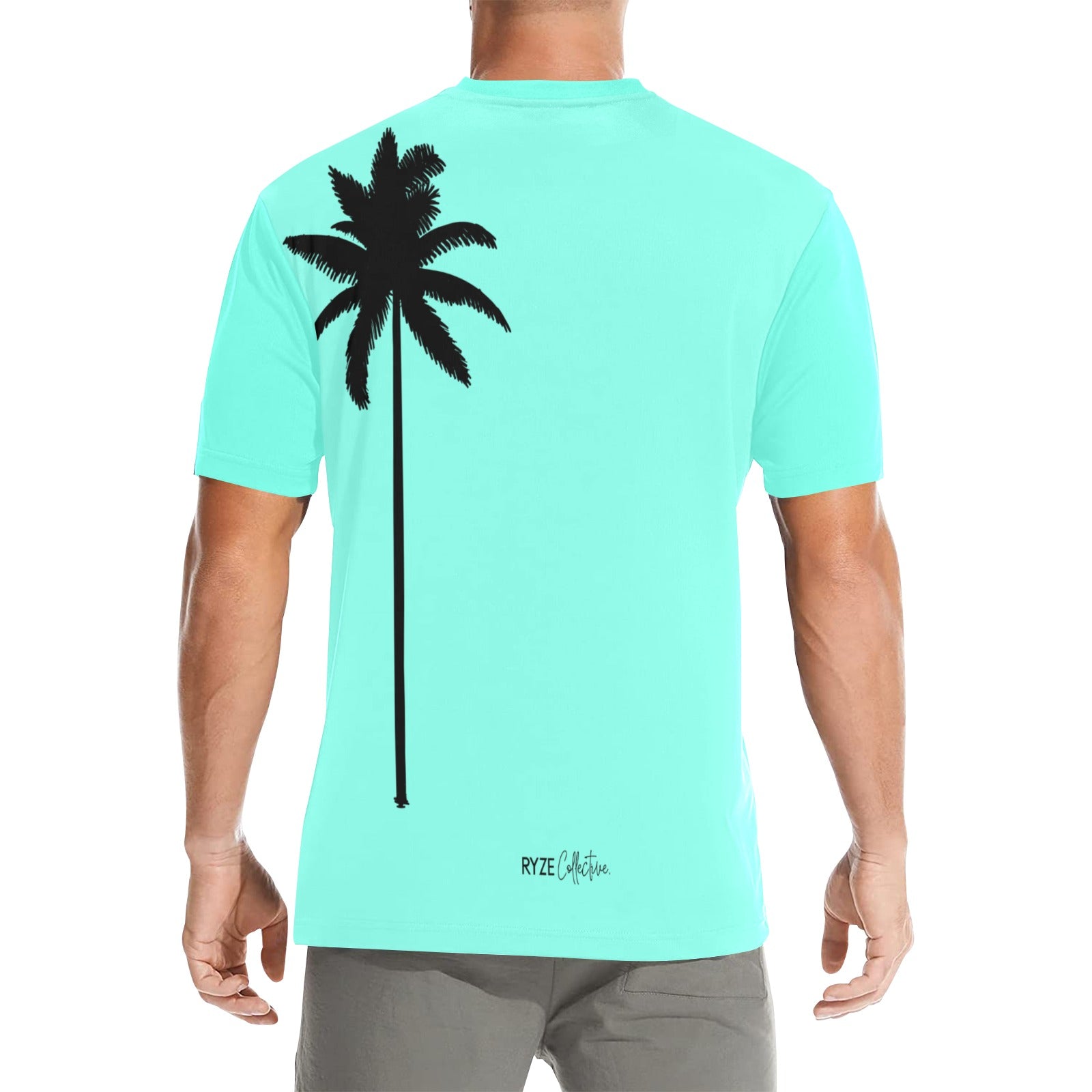 Palm Tree Tee- Mint