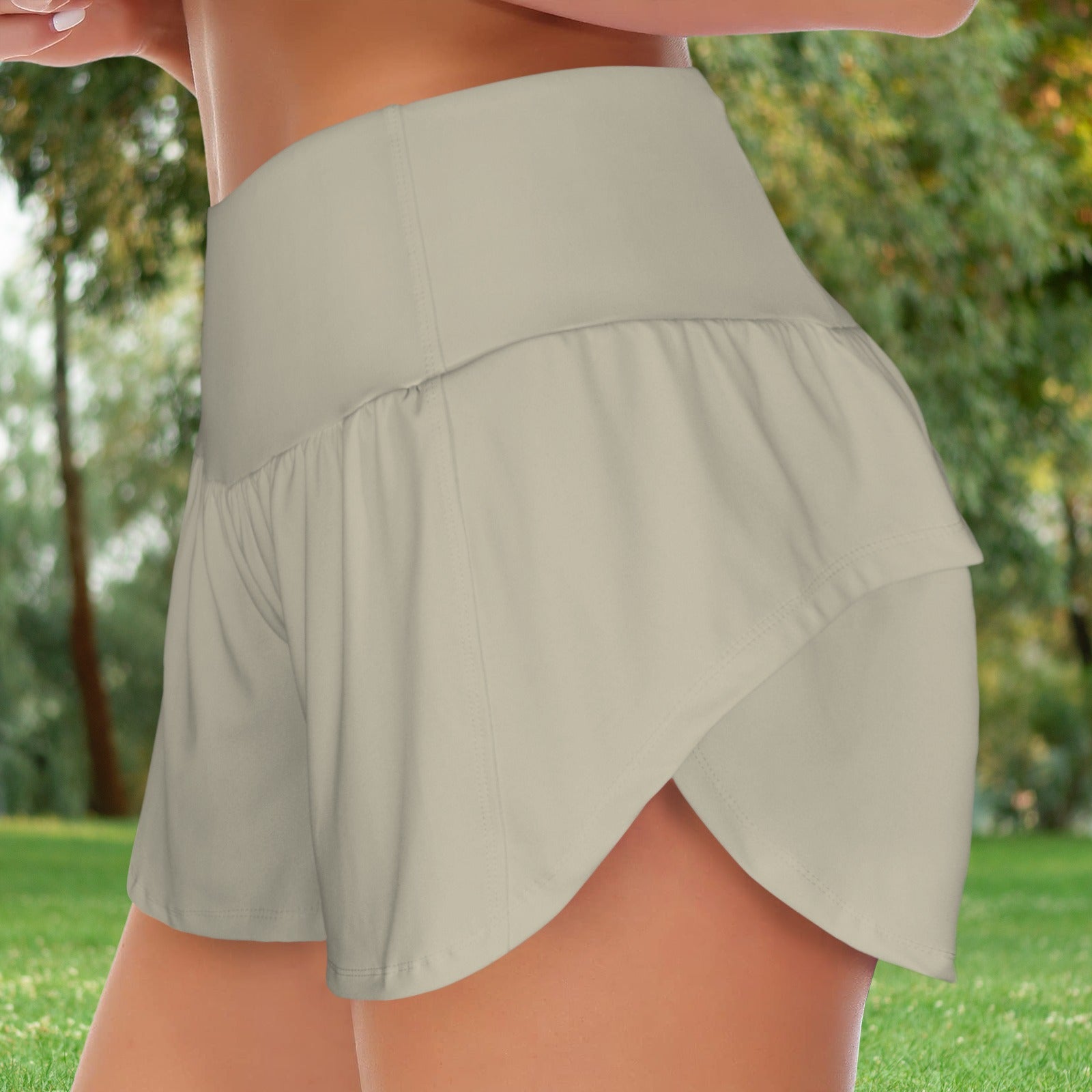 Women's Active Shorts- Sand
