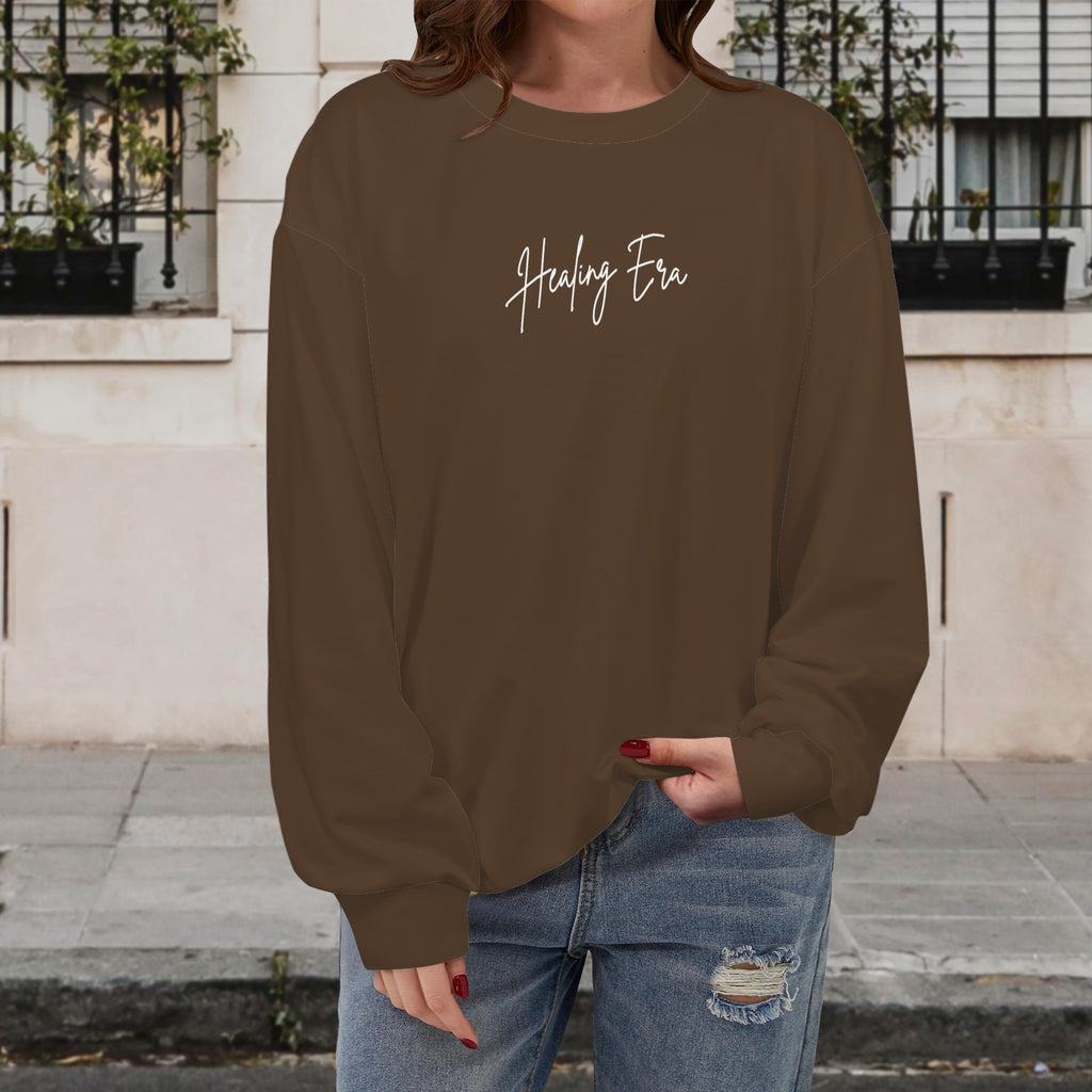 Healing in Progress Sweatshirt- Chocolate
