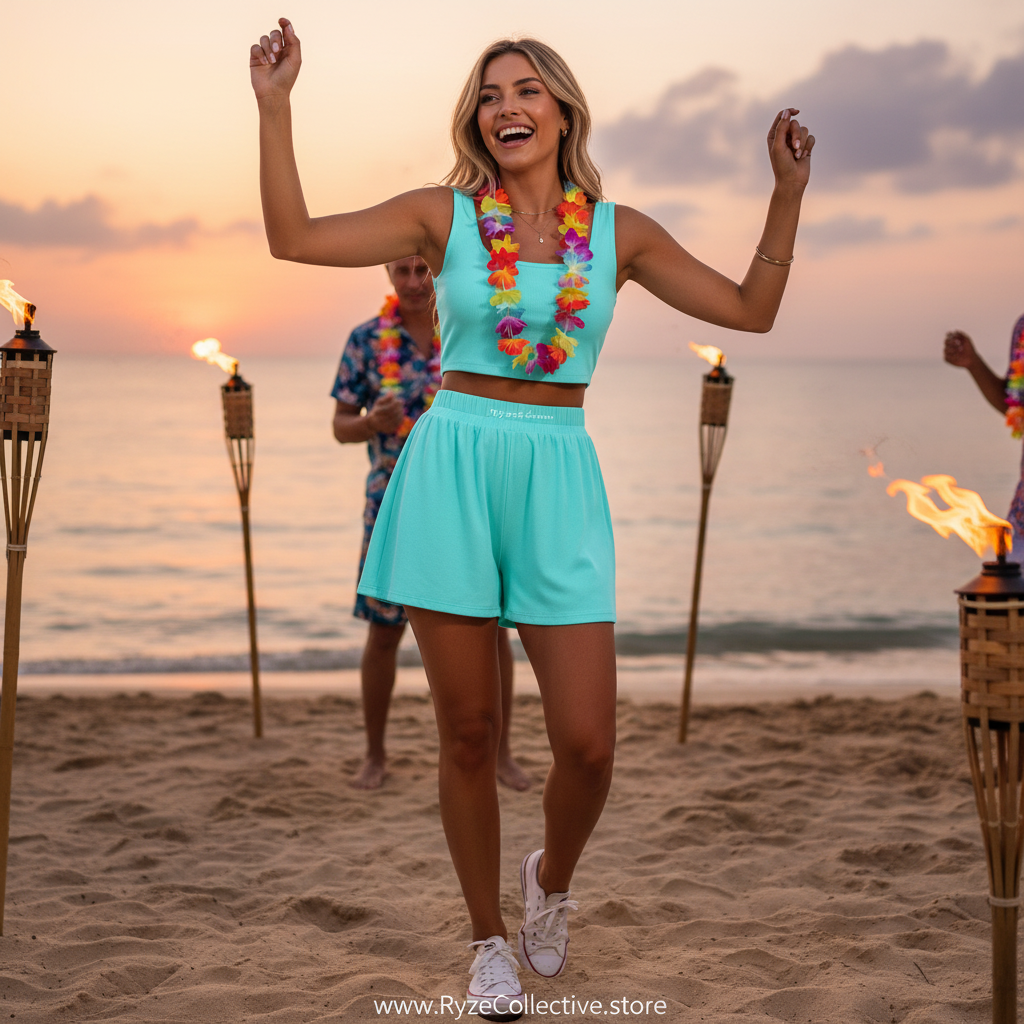 Aqua Set — Luau Front