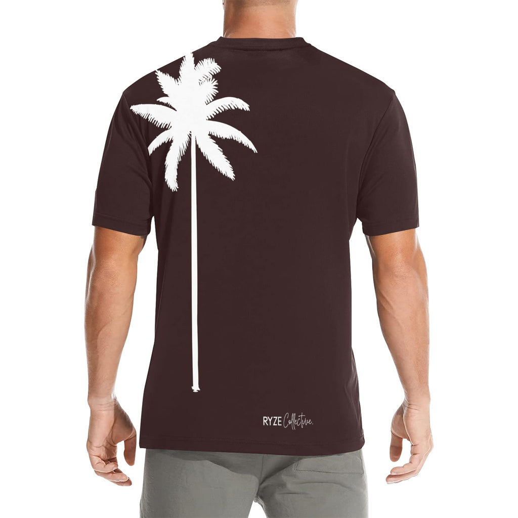 Palm Tree Tee- Chocolate