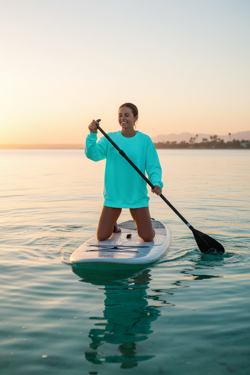 Bali Blu — Paddleboarding at Sunrise
