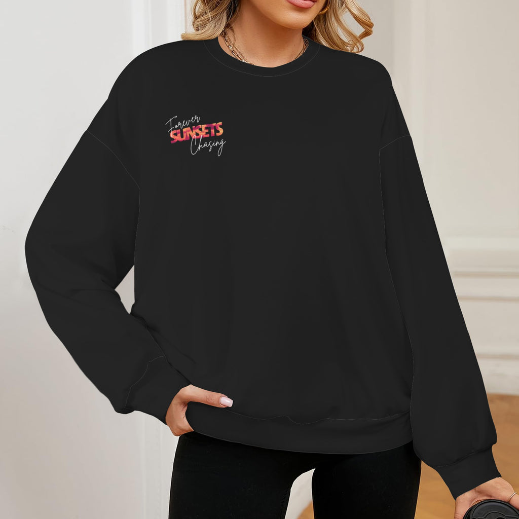 Forever Chasing Sunsets Sweatshirt- Midnight