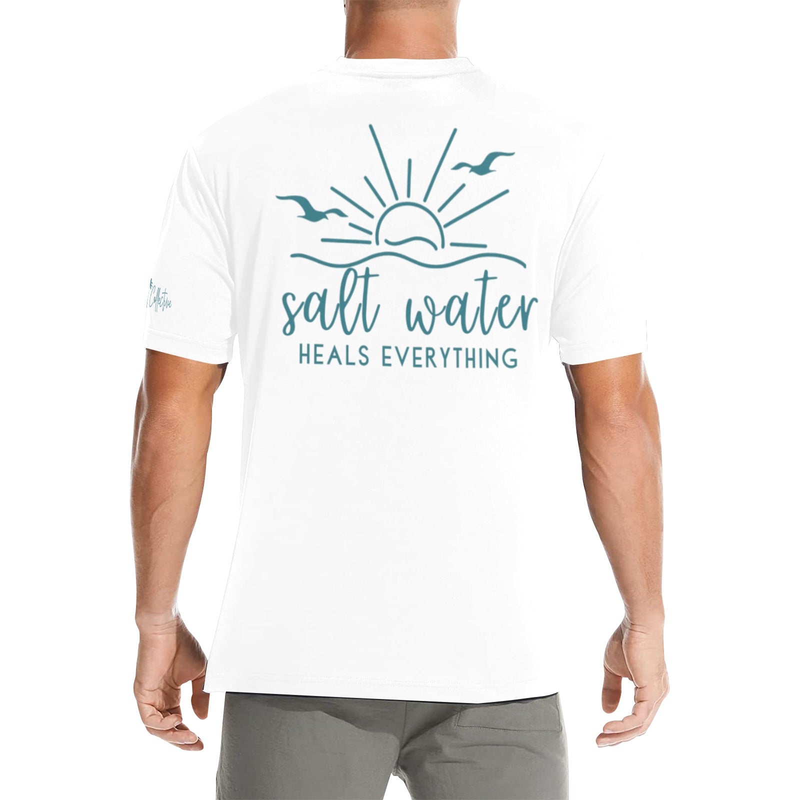 Saltwater Heals Everything T-Shirt- Arctic
