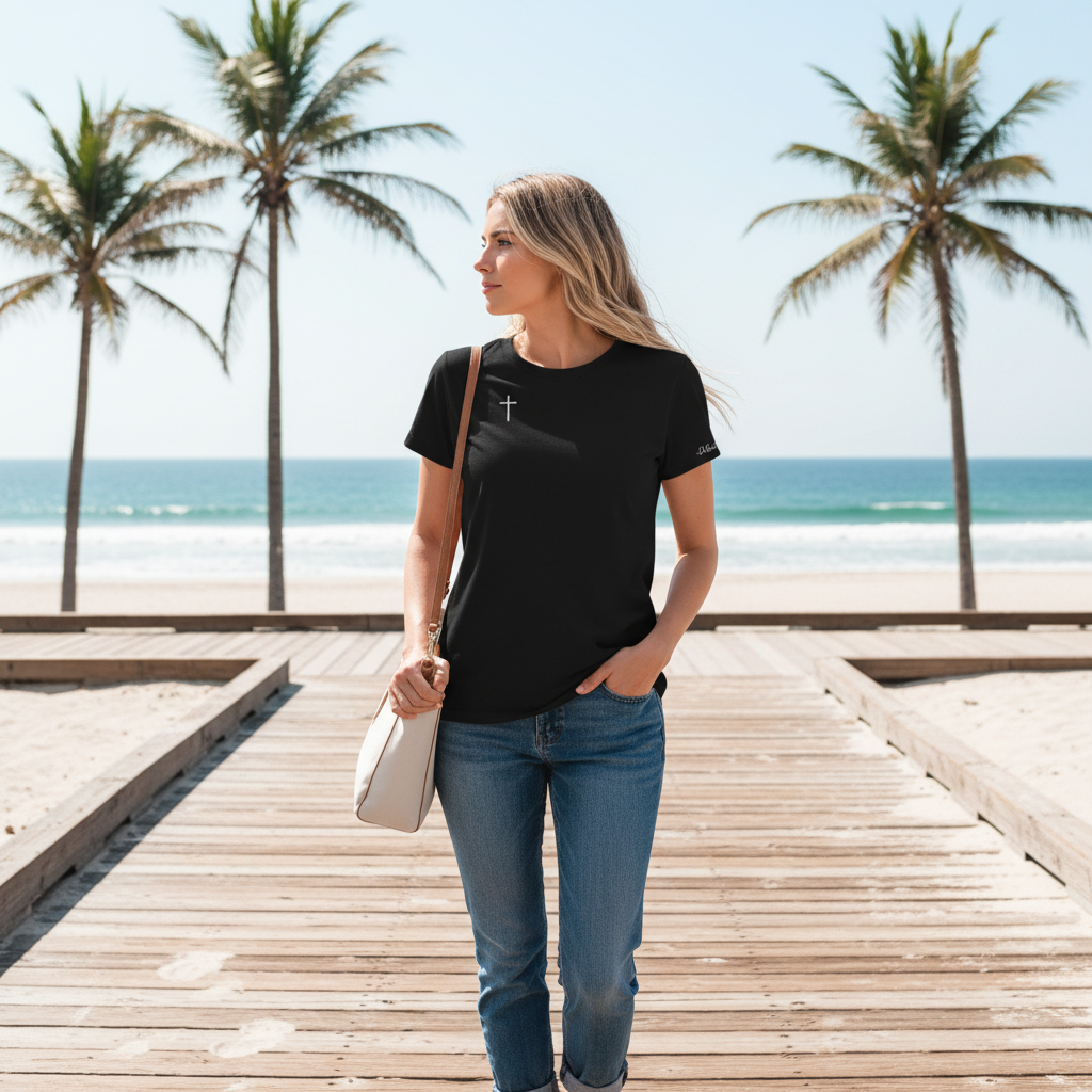 Created with a Purpose Black - Front Coastal Candid