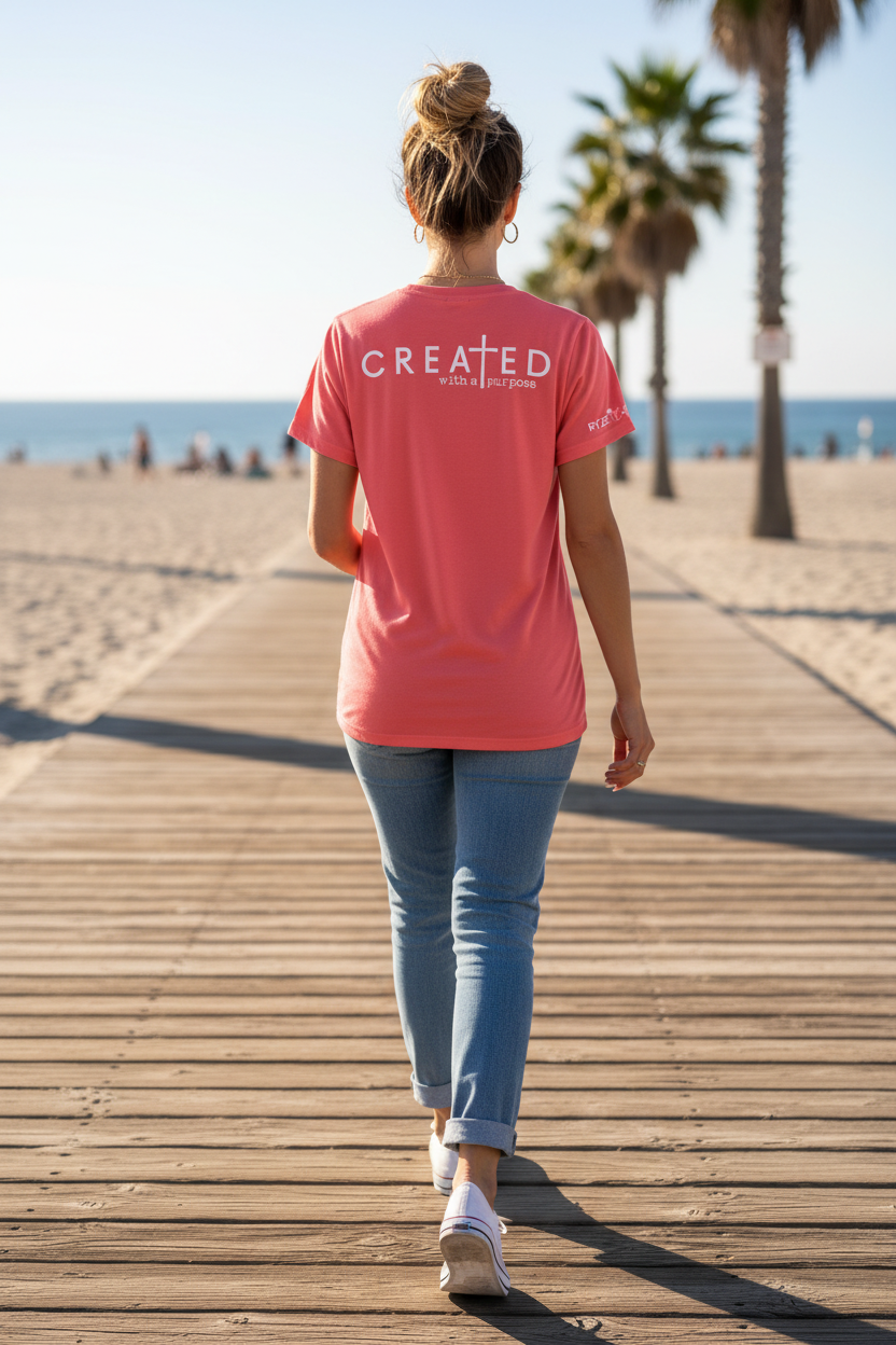 Created With a Purpose - Coral Redone