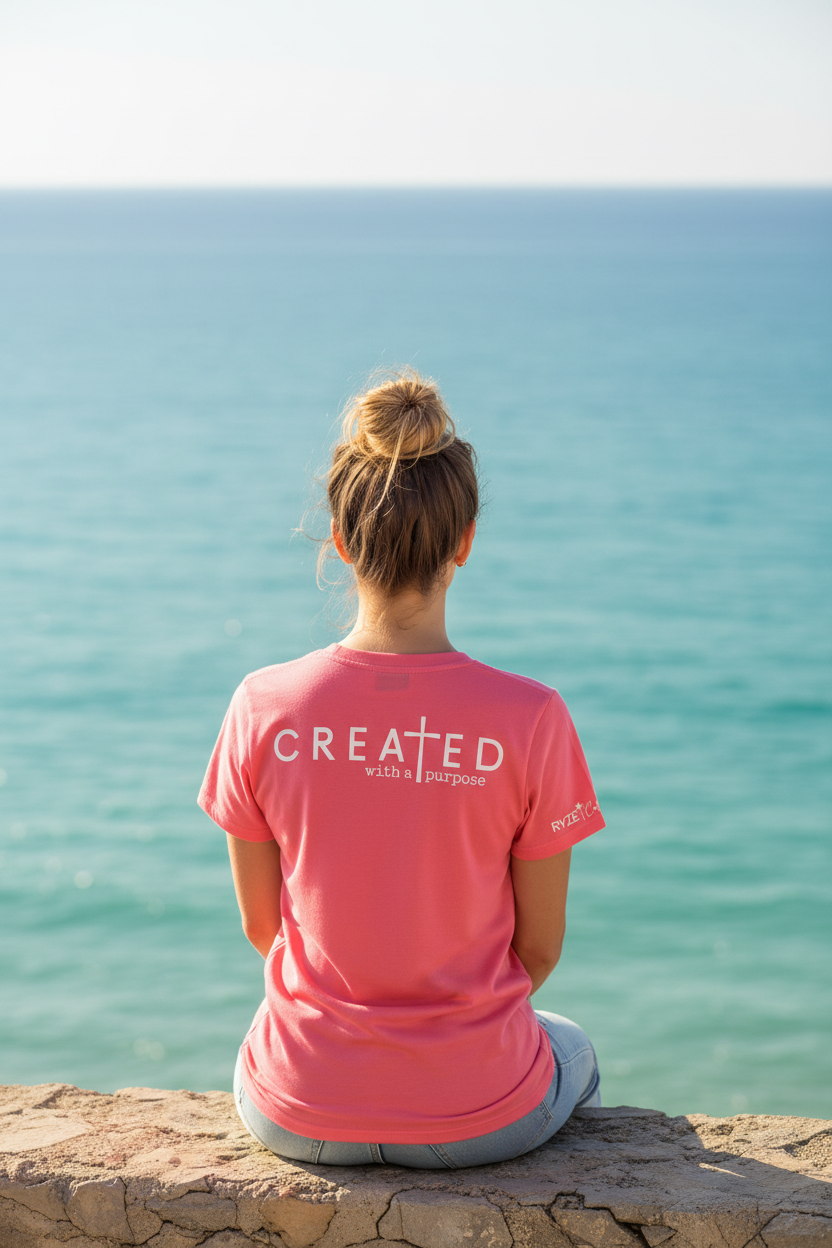 Created With a Purpose - White Redone