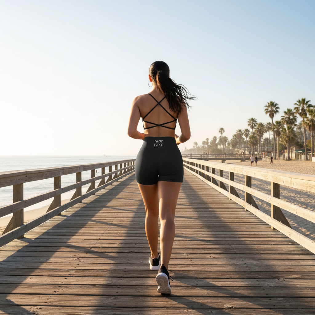 Women's Cross Back Yoga Short Set