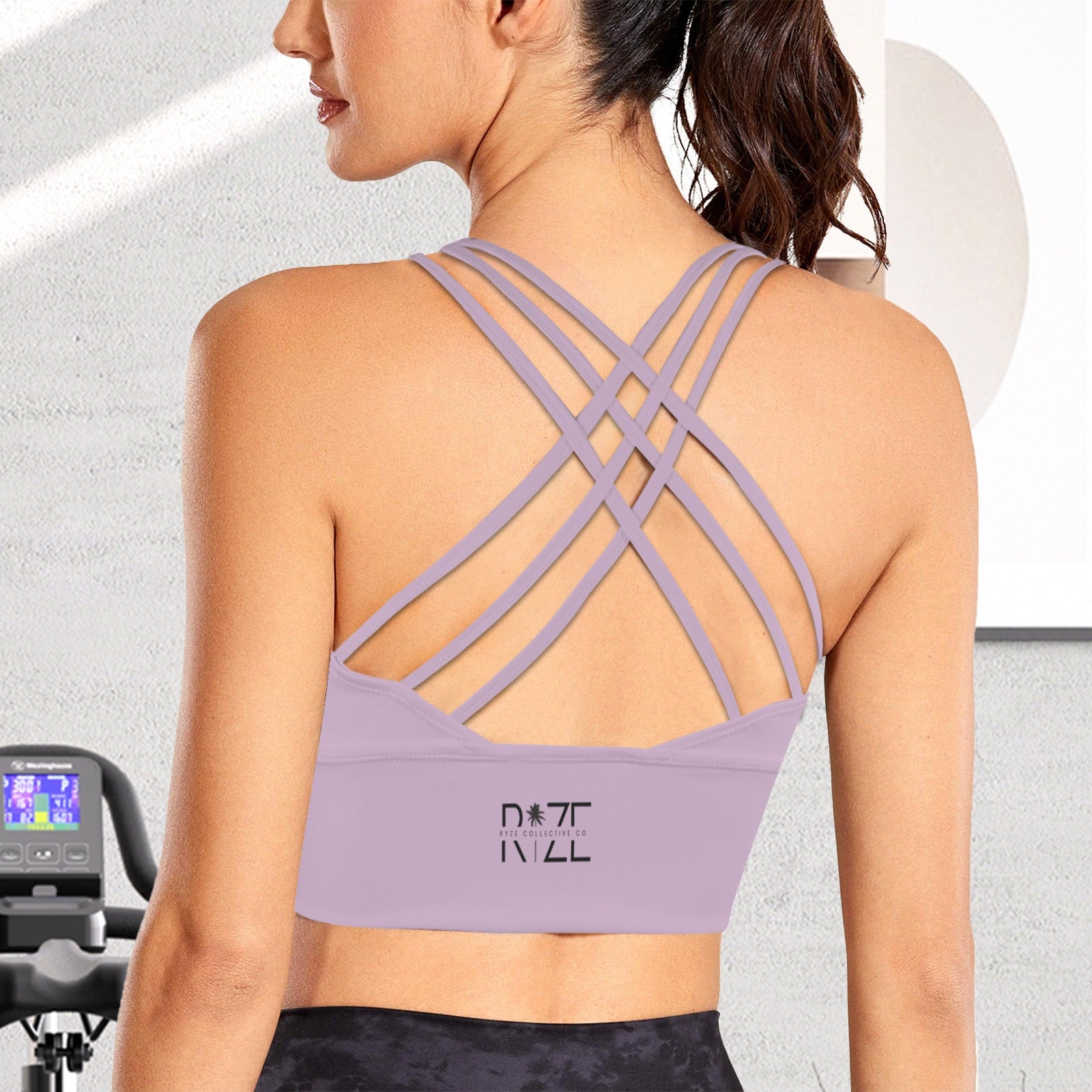 Crossback Yoga Tank- Light Mauve