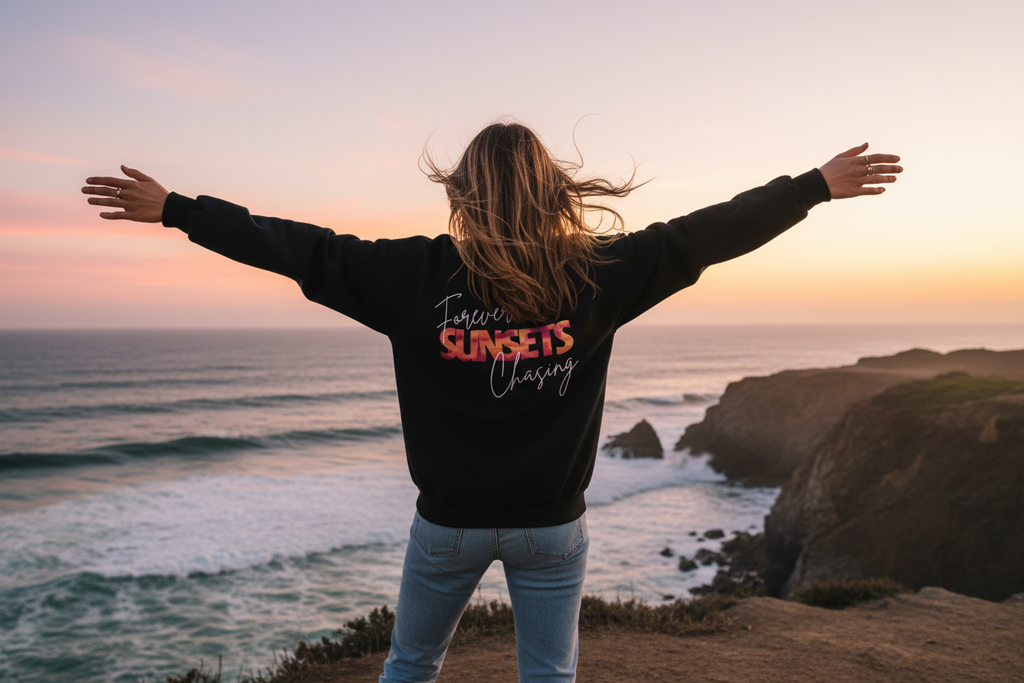 Forever Chasing Sunsets - Cliff Arms Open