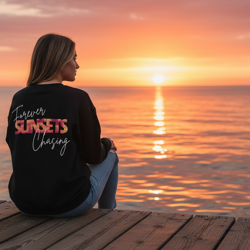 Forever Chasing Sunsets - Pier Sit
