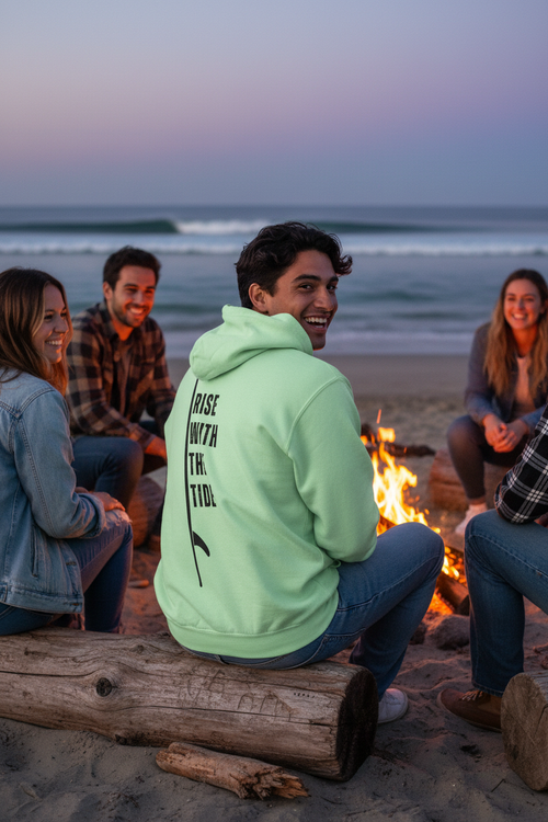 Frosty Lime - Rise With The Tide Back - Beach Bonfire