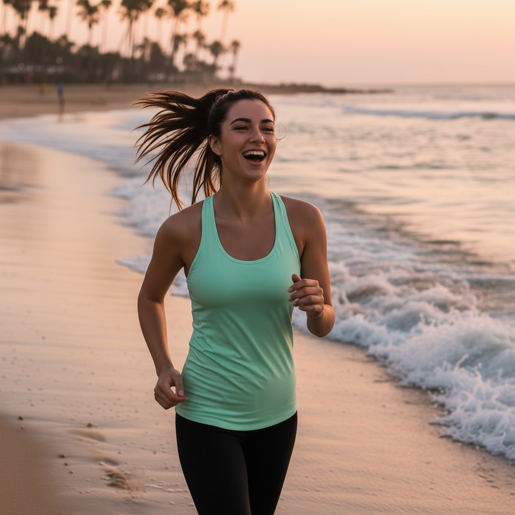 Mint Green Tank - Lifestyle
