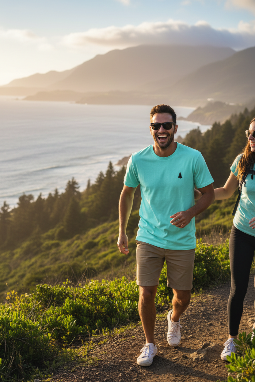 Mint Tee — Coastal Hike Front