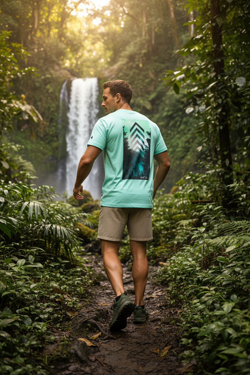 Mint Tee — Rainforest Back