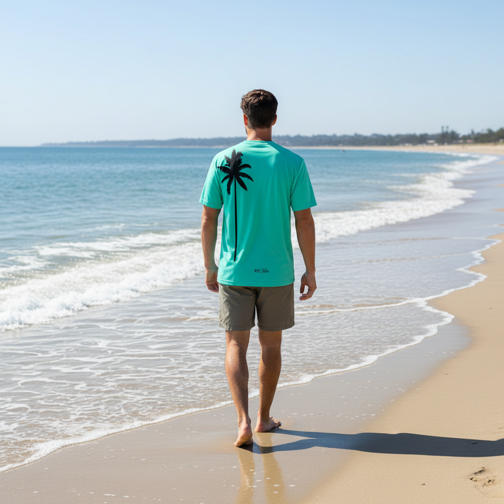 RYZE Palm Tee - Mint Shoreline