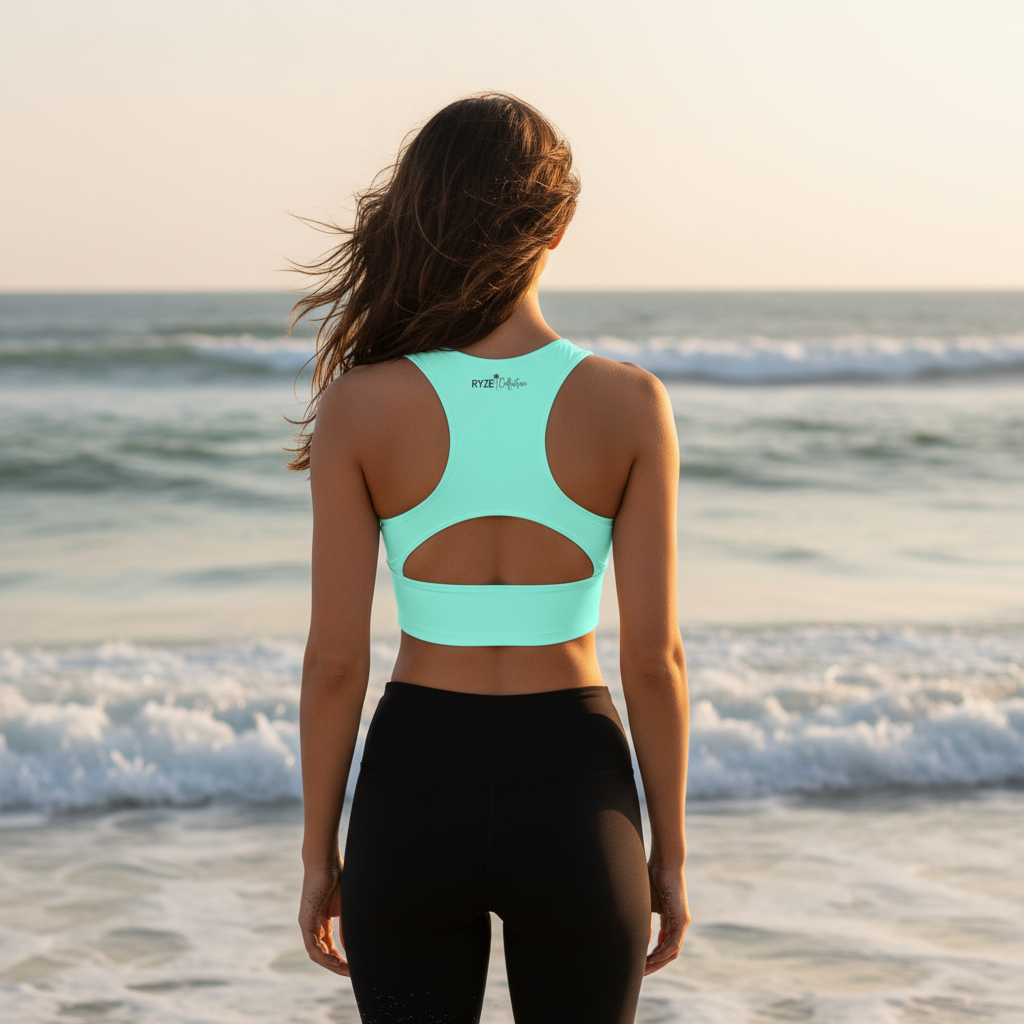 Sports Bra – Mint Back