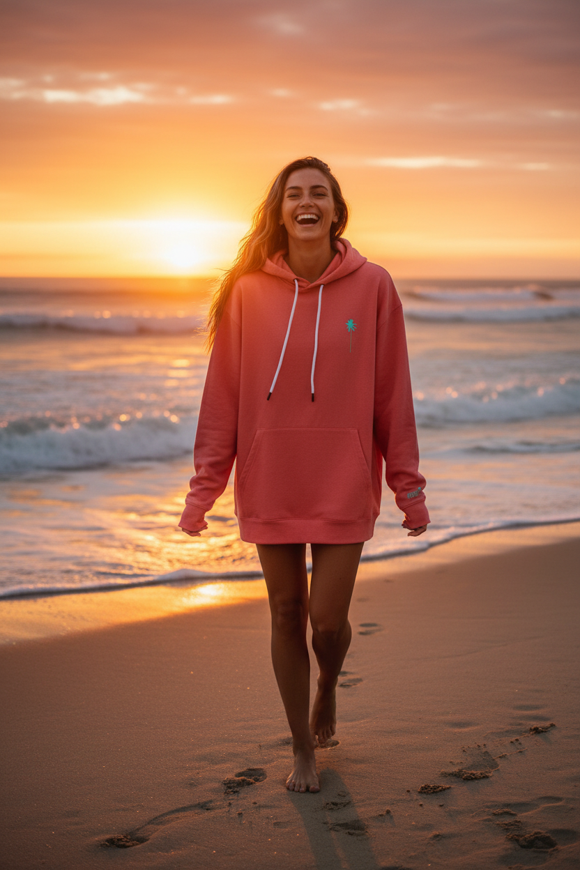 Stronger Than the Storm Palms Hoodie