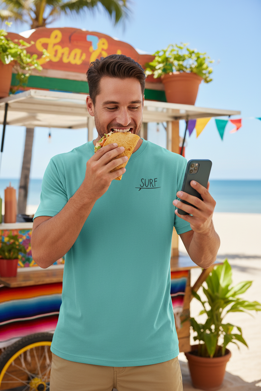 Teal Front - Food Stand
