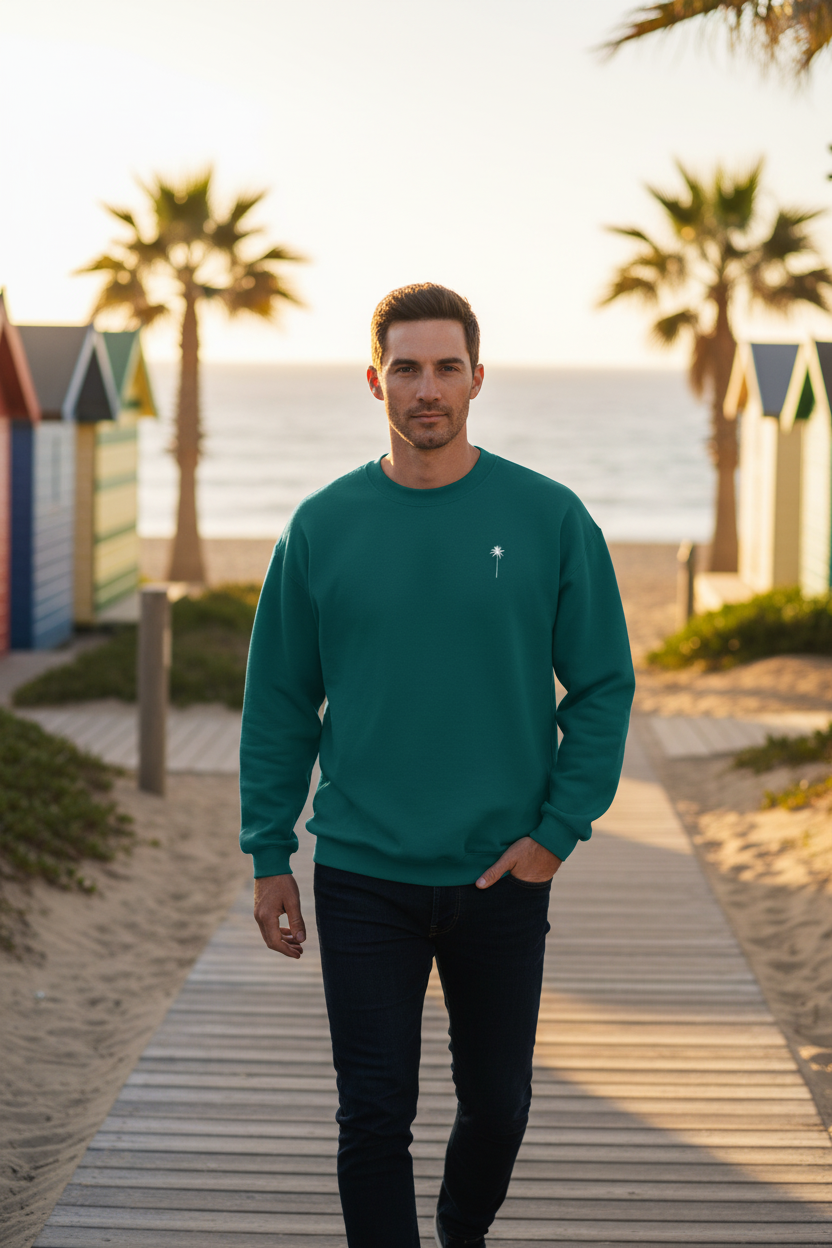 Teal Ryze Sweatshirt Front