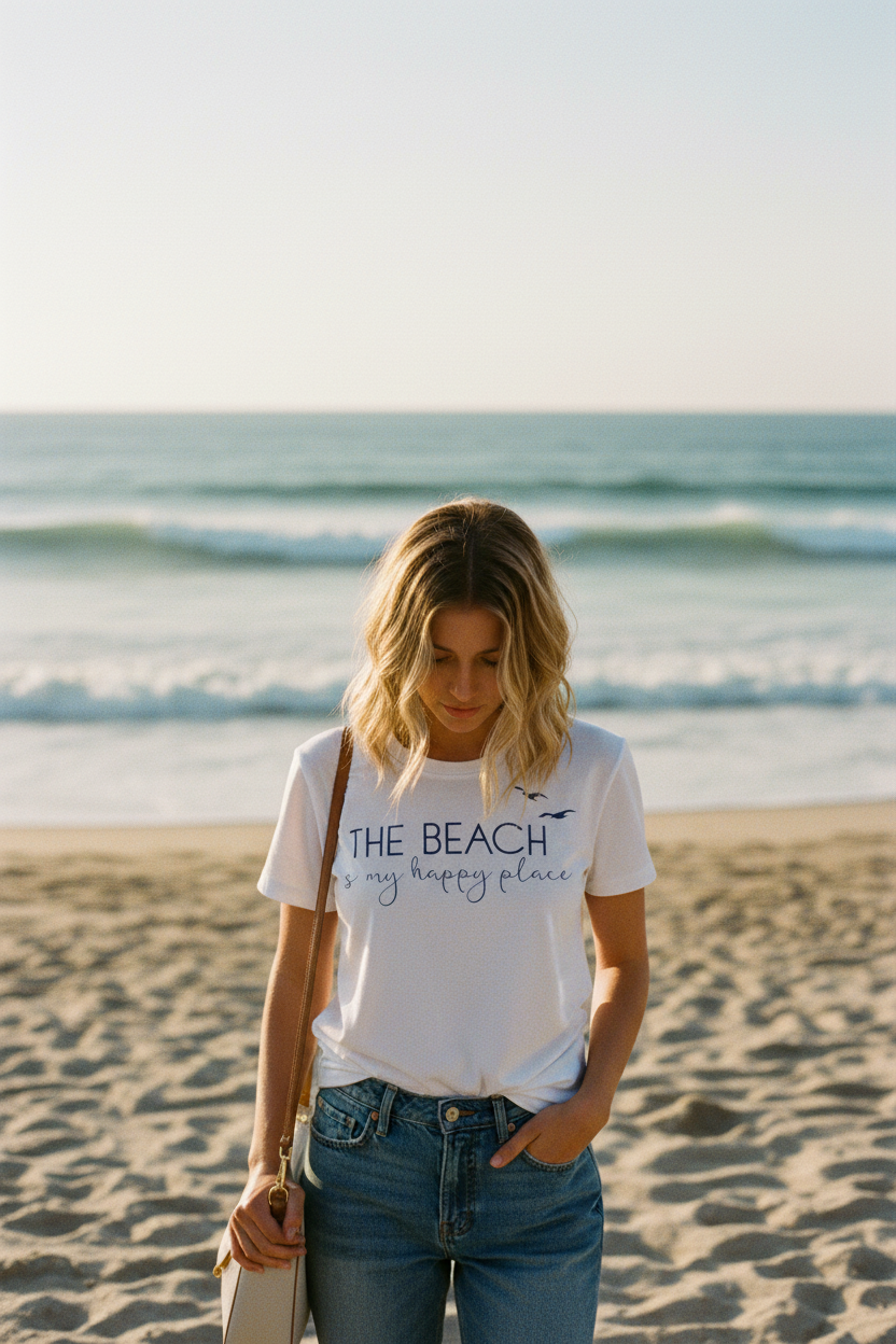 The Beach Is My Happy Place – Candid Front New