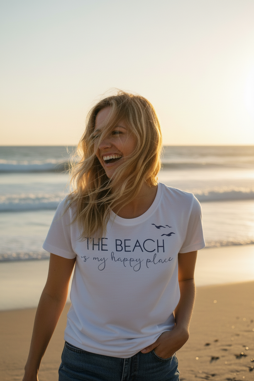 The Beach Is My Happy Place – Candid Front Redo