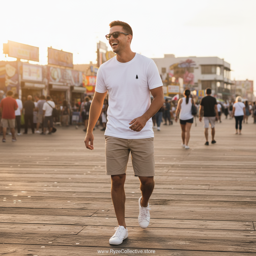 White Tee — Venice Beach Square